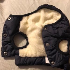 Small pet down vest